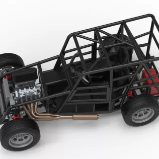 Dwarf car Base Scale 1:25 - Model thumbnail 4