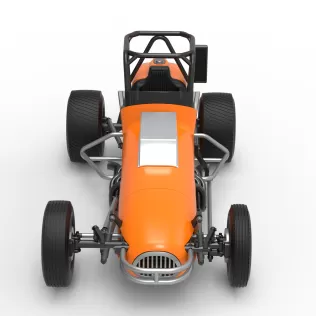 Dirt Silver Crown Champ car Version 2 Scale 1:25 - Model thumbnail 8