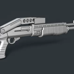 SPAS-12 Folded Stock RoZ - Model thumbnail 2