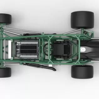 Pavement Silver Crown Car Base Scale 1:25 - Model thumbnail 11