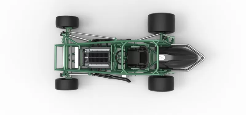 Pavement Silver Crown Car Base Scale 1:25 - Model preview 11