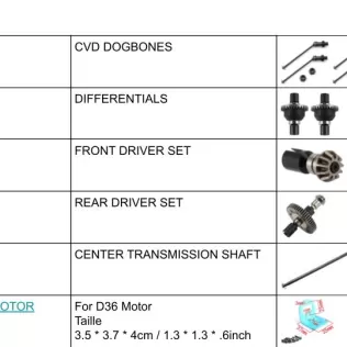 V6 JLB X HSP TRUGGY 1:8 4WS 4WD (4 WHEEL STEERING) - Model thumbnail 6