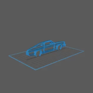 Ford - Gran Torino Sport FastBack 1973 Wall Art