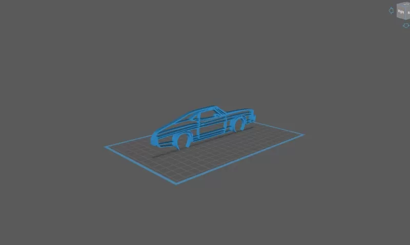 Ford - Gran Torino Sport FastBack 1973 Wall Art - Model preview 2
