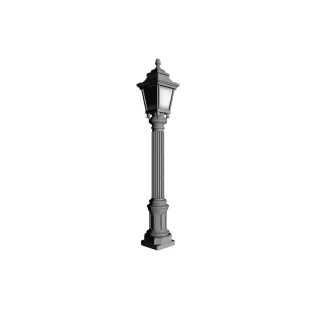 Street Light Pole 3D Model - Model thumbnail 4