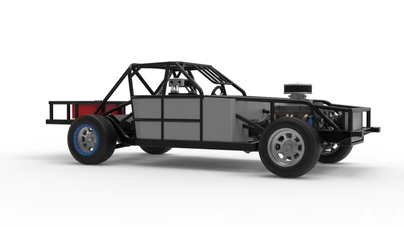 IMCA Stock car Base Scale 1:25 - Model preview 25