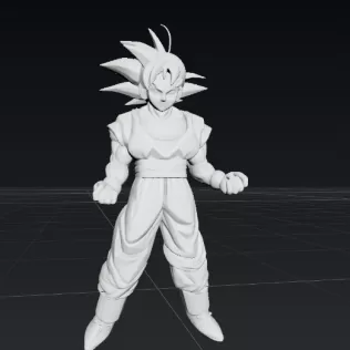 GOKU ADULTO - Model thumbnail 1