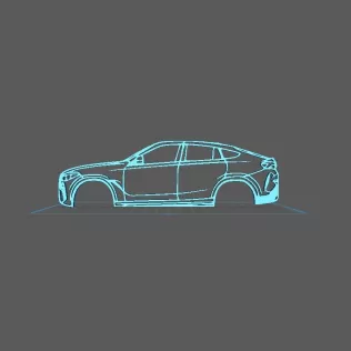 BMW - X6 G06 2020 Wall Art