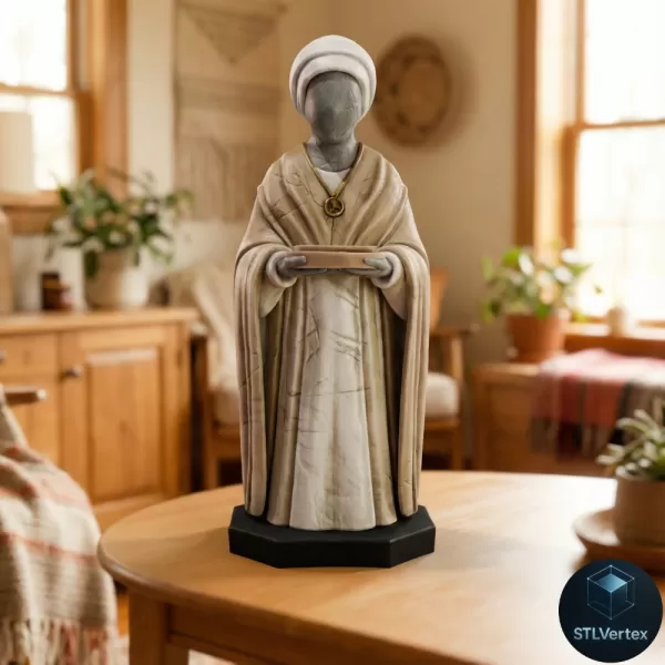 Stone Priest of the Forgotten Shrine 3D printing - Model preview 1