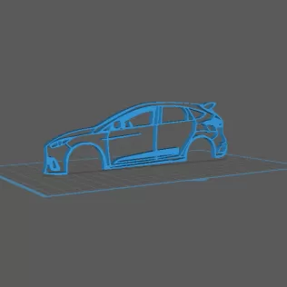 Ford - Focus RS Wall Art - Model thumbnail 1