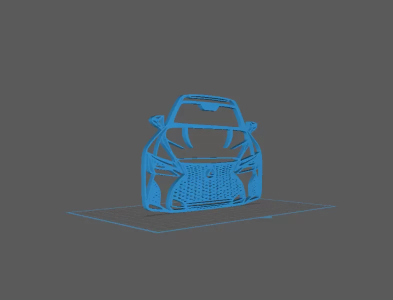 Lexus - LS 500 Wall Art - Model preview 2