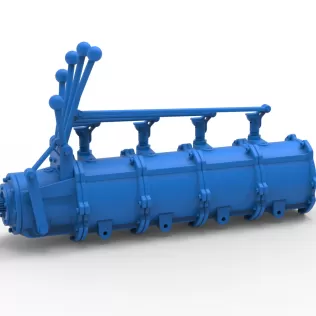 Modular planetary transmission for drag racing Scale 1:25 - Model thumbnail 14