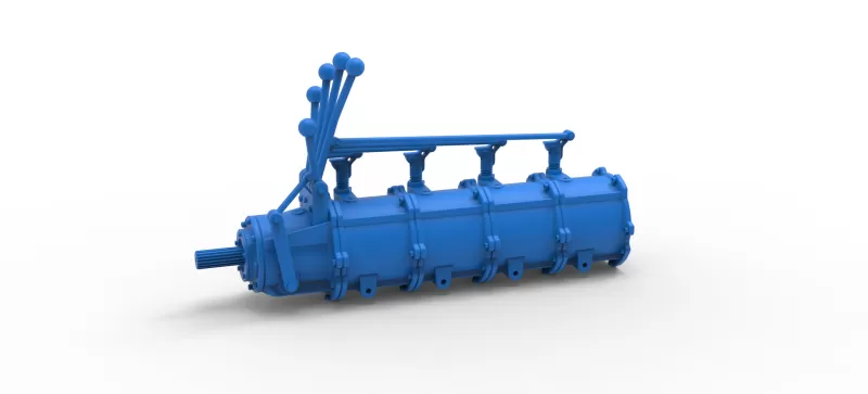 Modular planetary transmission for drag racing Scale 1:25 - Model preview 14