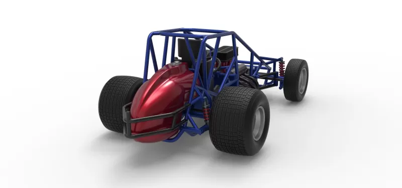 Dirt Silver Crown Car Base Scale 1:25 - Model preview 18