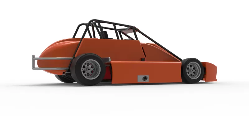 Experimental Pavement Silver Crown Car Scale 1:25 - Model preview 21