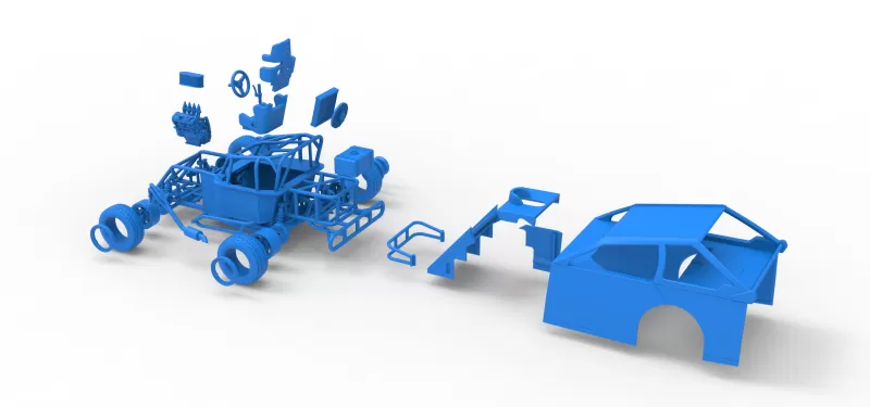 Mod Lite Race car Version 2 Scale 1:25 - Model preview 29