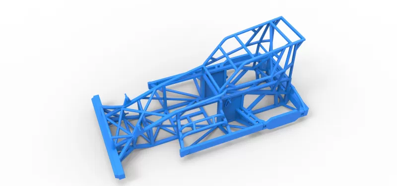Frame of New Zealand Superstock car Version 4 Scale 1:25 - Model preview 2