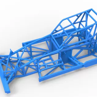 Frame of New Zealand Superstock car Version 4 Scale 1:25 - Model thumbnail 2