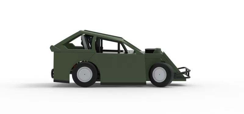 Mod Lite Race car while turning Version 2 Scale 1:25 - Model preview 22
