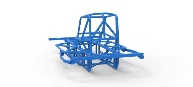 Frame of BriSCA Micro Formula 2 Stock Car Scale 1:16 - Model preview 11