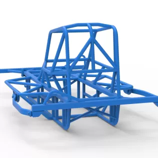 Frame of BriSCA Micro Formula 2 Stock Car Scale 1:16 - Model thumbnail 11