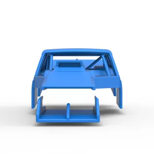 Shell of Vintage Asphalt Modified stock car V8 Scale 1:25 - Model thumbnail 5