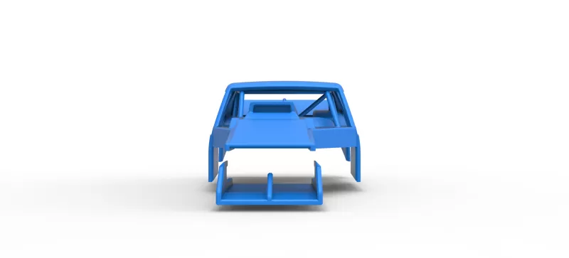 Shell of Vintage Asphalt Modified stock car V8 Scale 1:25 - Model preview 5