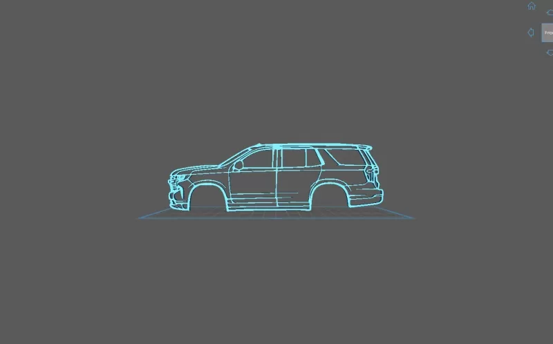 Chevrolet - Tahoé 2021 Wall Art - Model preview 1