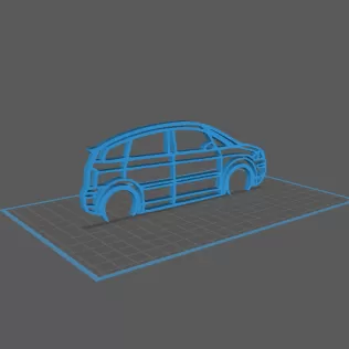 Audi - A2 Wall Art - Model thumbnail 1