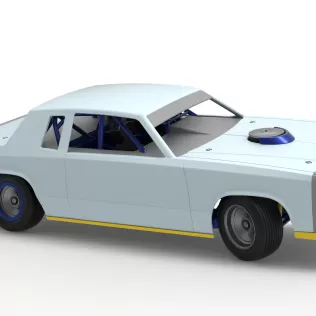 IMCA Stock car while turning Version 2 Scale 1:25 - Model thumbnail 24