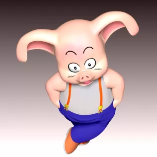 Oolong - Dragon Ball - Model thumbnail 6