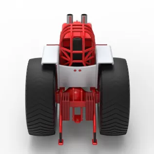 Fun short Pro Stock Pulling Tractor Version 4 Scale 1:25 - Model thumbnail 13