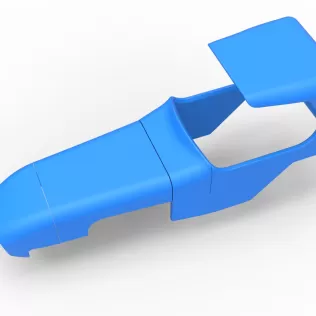 Shell of Vintage Supermodified stock car Scale 1:25 - Model thumbnail 2