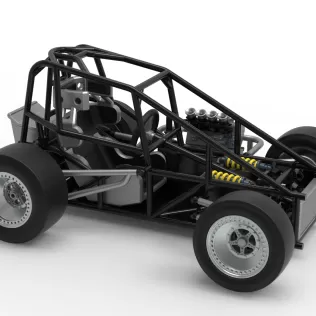 Three Quarter Midget Base Scale 1:25 - Model thumbnail 24