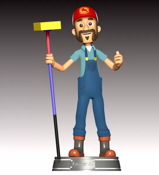 Farmer Al Fan Art - Model preview 2