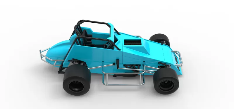 Pavement Sprint car Version 2 Scale 1:25 - Model preview 23