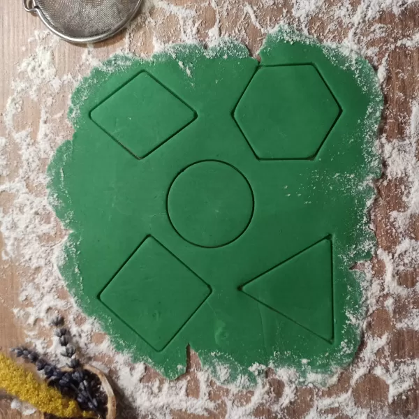 Basic Shaped Cookie Cutter Set, Clay-Fondant Cutters, Geometric - Model preview 1