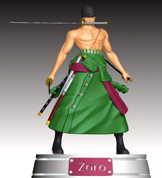 Zoro One Piece Fan Art - Model preview 2