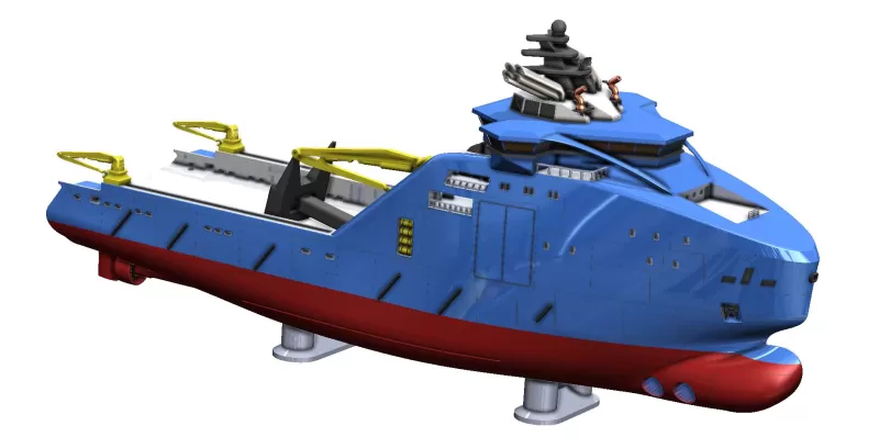 Bourbon – Horizon Arctic Ocean Going Tugs 1m model - Model preview 7