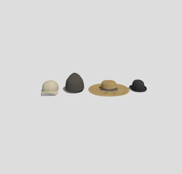 Headwear Collection - Model preview 1