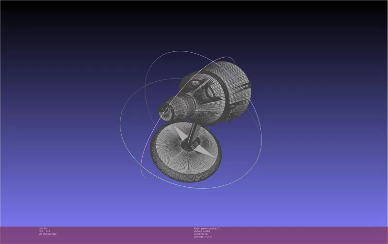Gemini Capsule Printable Board Game Scale Space Race Micro Minia - Model preview 6