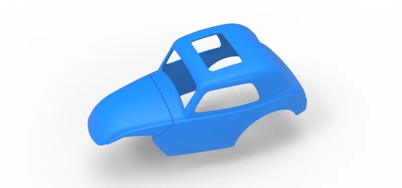 Shell of Super rod Version 3 Scale 1:25 - Model preview 2