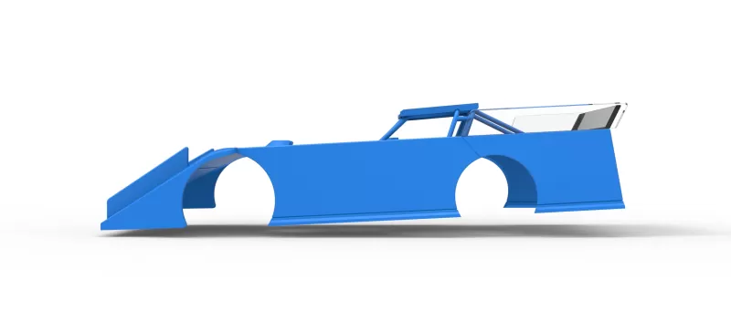 Shell of Wedge Dirt Late model Scale 1:25 - Model preview 7