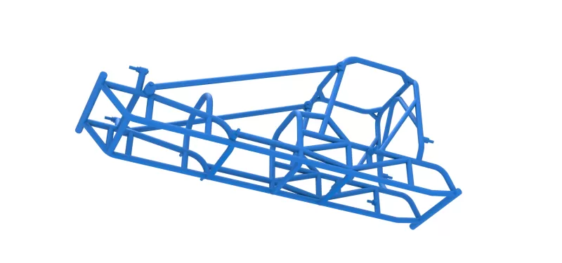 Frame of Dirt Silver Crown Champ car Scale 1:25 - Model preview 3