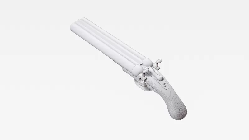 Sawed‑Off Shotgun #RoZ - Model preview 3