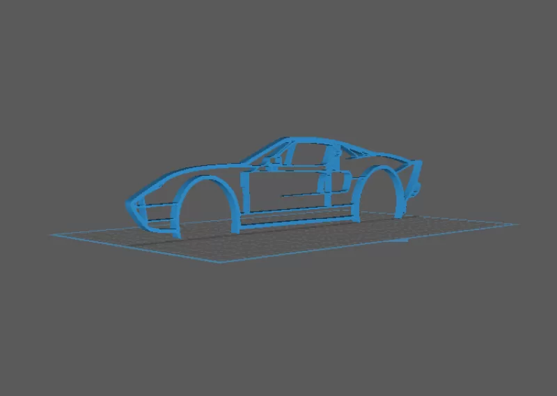 Ford - GT Wall Art - Model preview 2