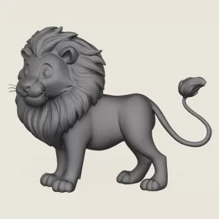 The Lion King Print Ready 3D Model - Model thumbnail 3
