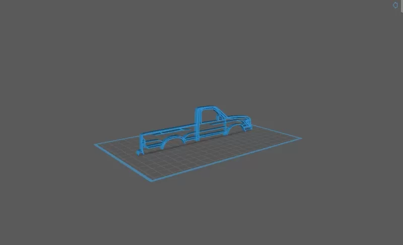 Toyota - Tacoma 2022 Wall Art - Model preview 2
