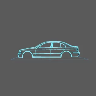 BMW - E39 M5 Wall Art