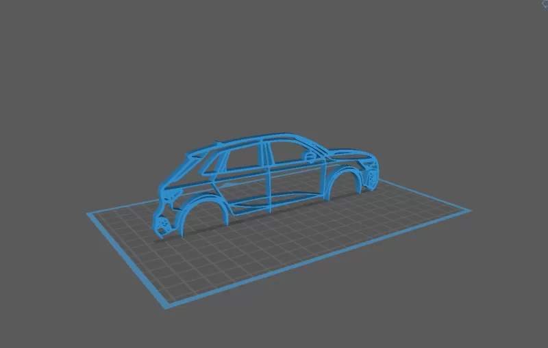 Audi - RS3 Sportback Wall Art - Model preview 1